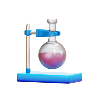 Chemical bottle, Medical Icon, 3d Illustration png