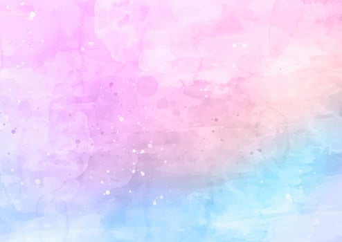 pastel coloured hand painted watercolour texture vector