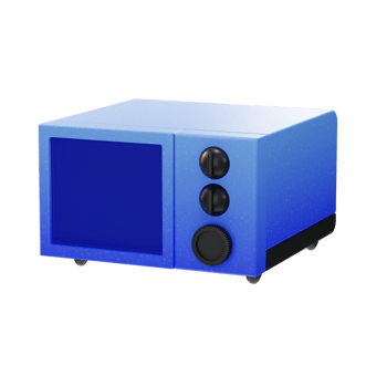 Microwave Device Electronic icon 3d illustration png