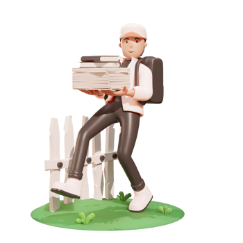3d Illustration Character, High School Boy png