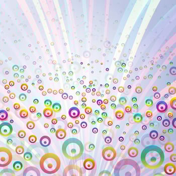 Abstract colorful bubbles background. Vector. vector
