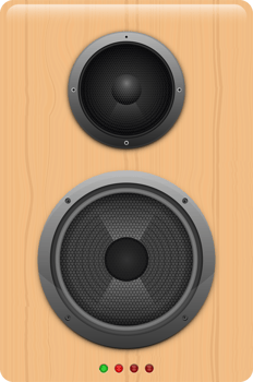 Audio speaker clipart design illustration png
