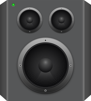 Audio speaker clipart design illustration png