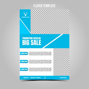 flayer template design. presentation, magazin vector
