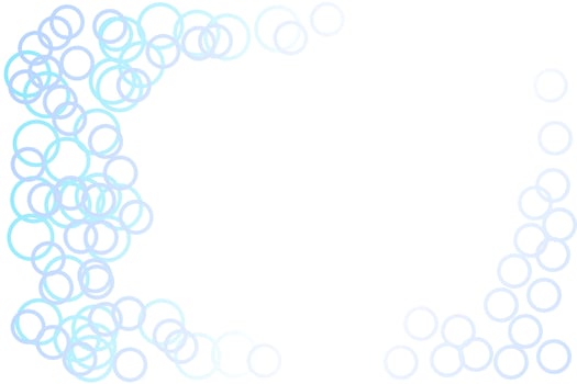 The little circle background on the right edge matches the blue color vector