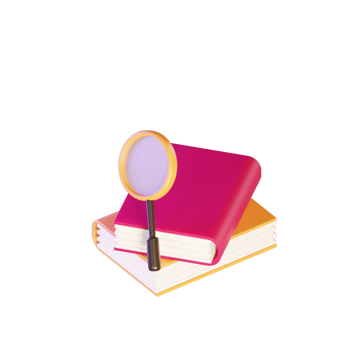 3D illustration object icon book png