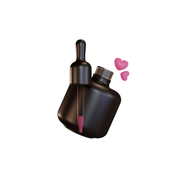 3d icon cosmetic luxurious, face serum png