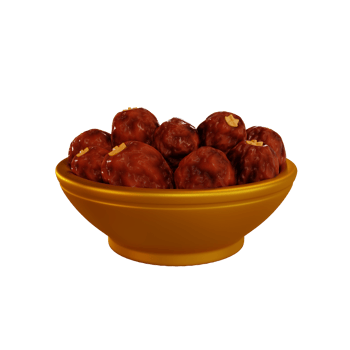 3d Ramadan Islamic element icon, dates png