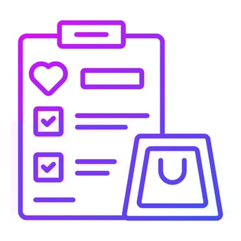 Wishlist Modern concepts design, vector illustration