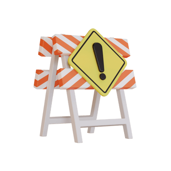 Project tools 3d Illustration, traffic sign png