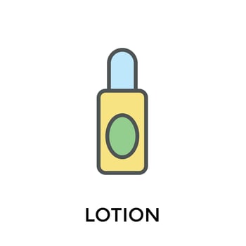 Trendy Lotion Bottle vector
