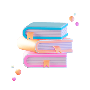 Books Data, Information, 3d Icon Illustration png