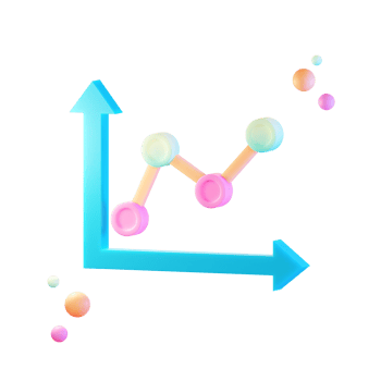 Line Graphic Data Information, 3d Icon Illustration png