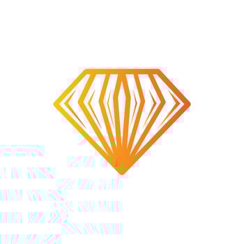 diamond logo design template gradient logo vector