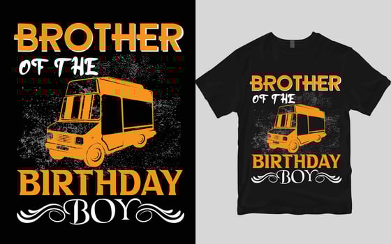 Truck t shirt design vector