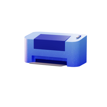Printer Device Electronic icon 3d illustration png