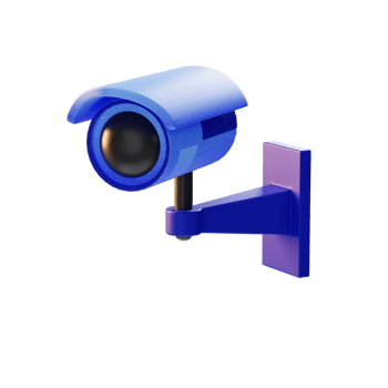 CCTV Device Electronic icon 3d illustration png