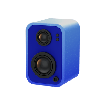 Speaker Device Electronic icon 3d illustration png