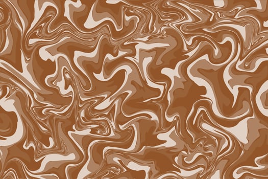 A brown and white marble background with swirls vector