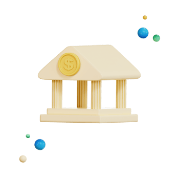 Bank, Finance Icon, 3d Illustration png
