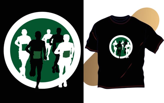 Struggle t-shirt design template for your site vector