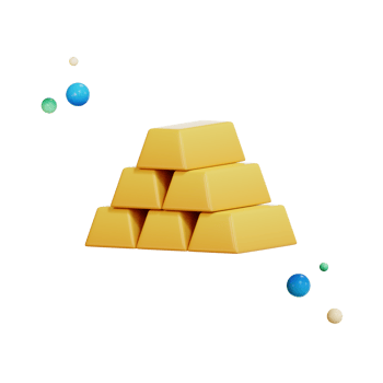 Gold, Finance Icon, 3d Illustration png