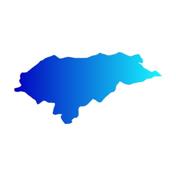 Illustrated Honduras map vector