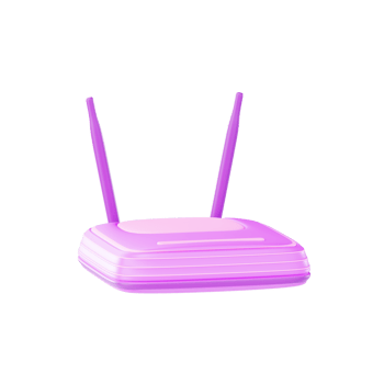 Router Electronic Device, 3d Illustration png