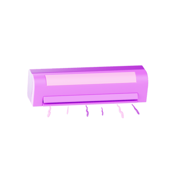air conditioner Electronic Device, 3d Illustration png