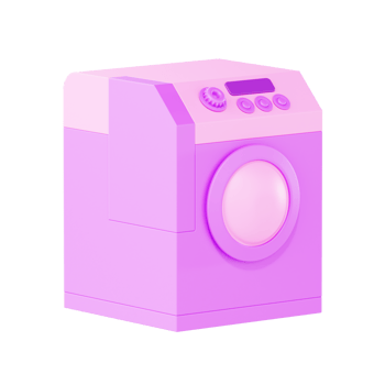 washing machine Electronic Device, 3d Illustration png
