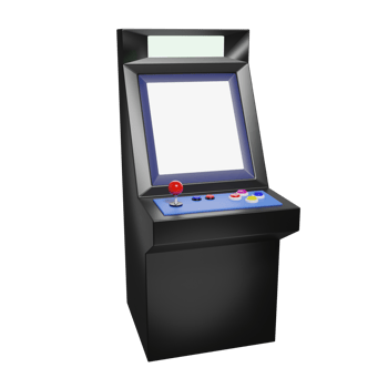 Retro arcade machine png