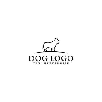 French bulldog - isolated vector illustration