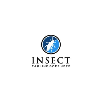 Insect protect logo design . vector