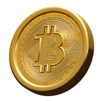 3d design bitcoin cryptocurrency white background png