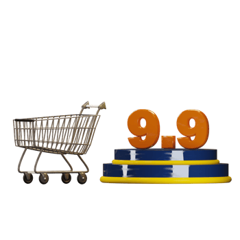 summer theme 3d illustration with big sale png