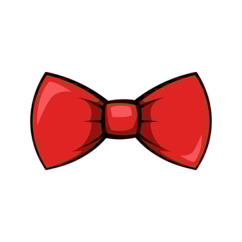 bow tie vector isolated on white background