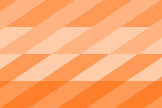 Abstract background of orange geometric shapes vector
