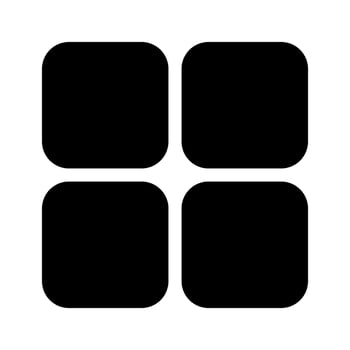 Four squares window icon vector