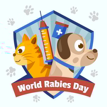 World Rabies Day Concept vector