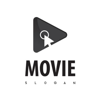 Click Movie Logo Vector