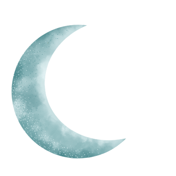 Boho Moon Illustration png