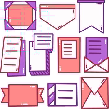 Bullet Journal Doodle Illustration Pack vector