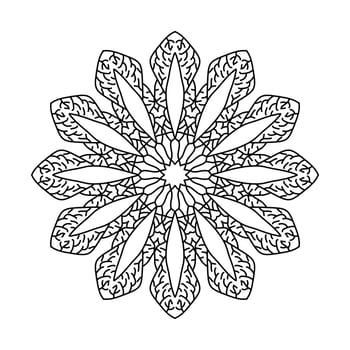 Abstract mandala pattern, good for ornament, floral decoration, or wallpaper background vector