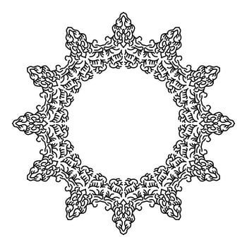 Abstract mandala pattern, good for ornament, floral decoration, or wallpaper background vector