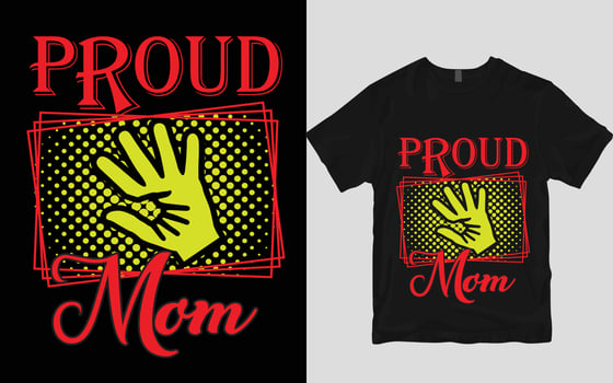 Mom t shirt design vector