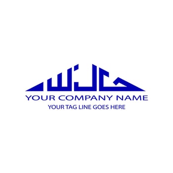 WJG letter logo creative design with vector graphic