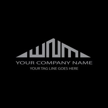 WNM letter logo creative design with vector graphic