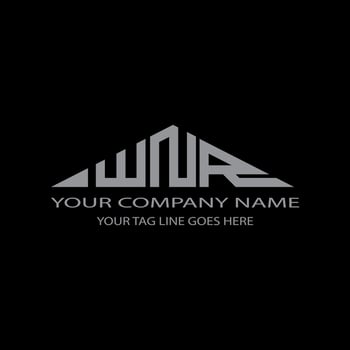 WNR letter logo creative design with vector graphic