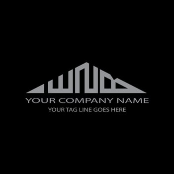 WNB letter logo creative design with vector graphic