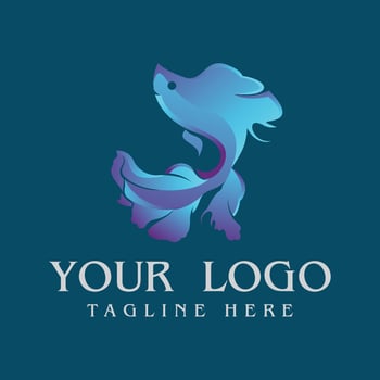 fish logo designs vector
